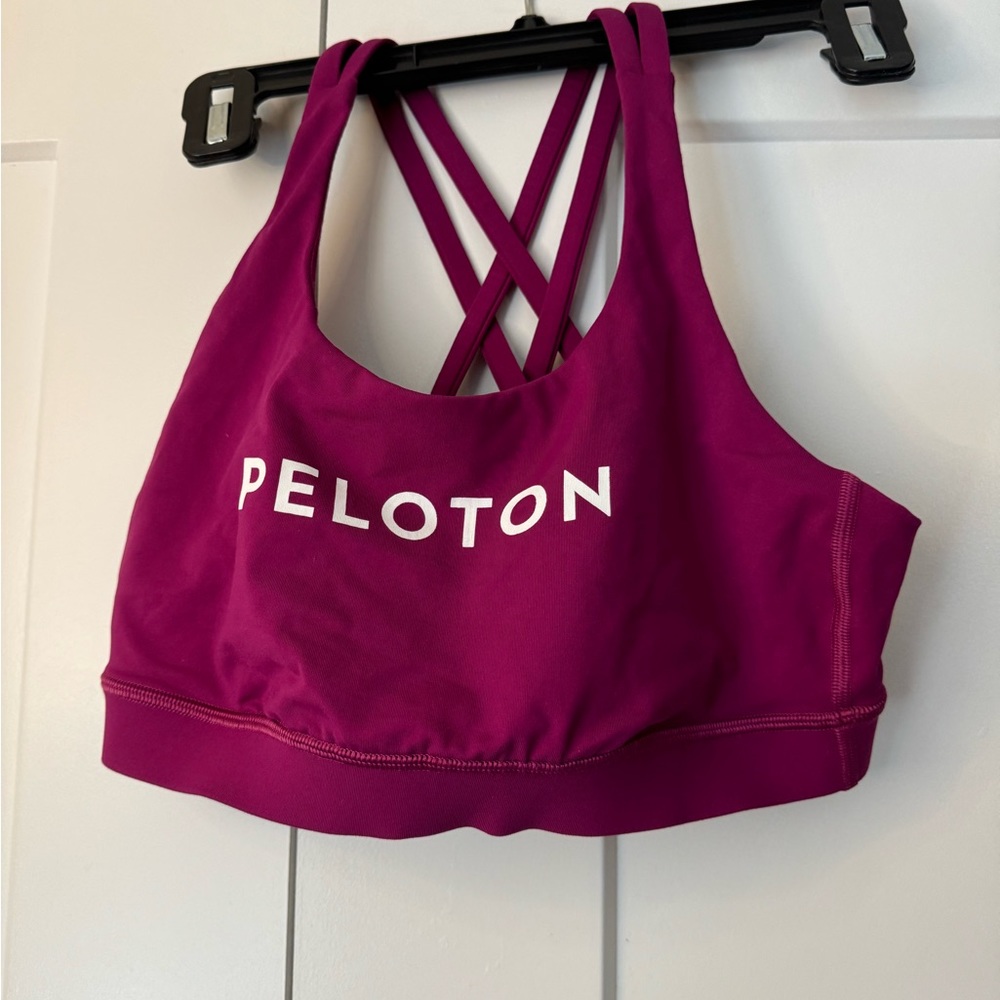 Peloton Fuschia Energy Bra, size 8